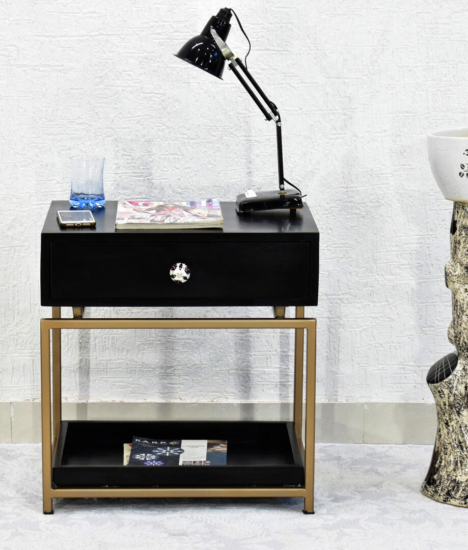 SamDecors-black EVE Side Table